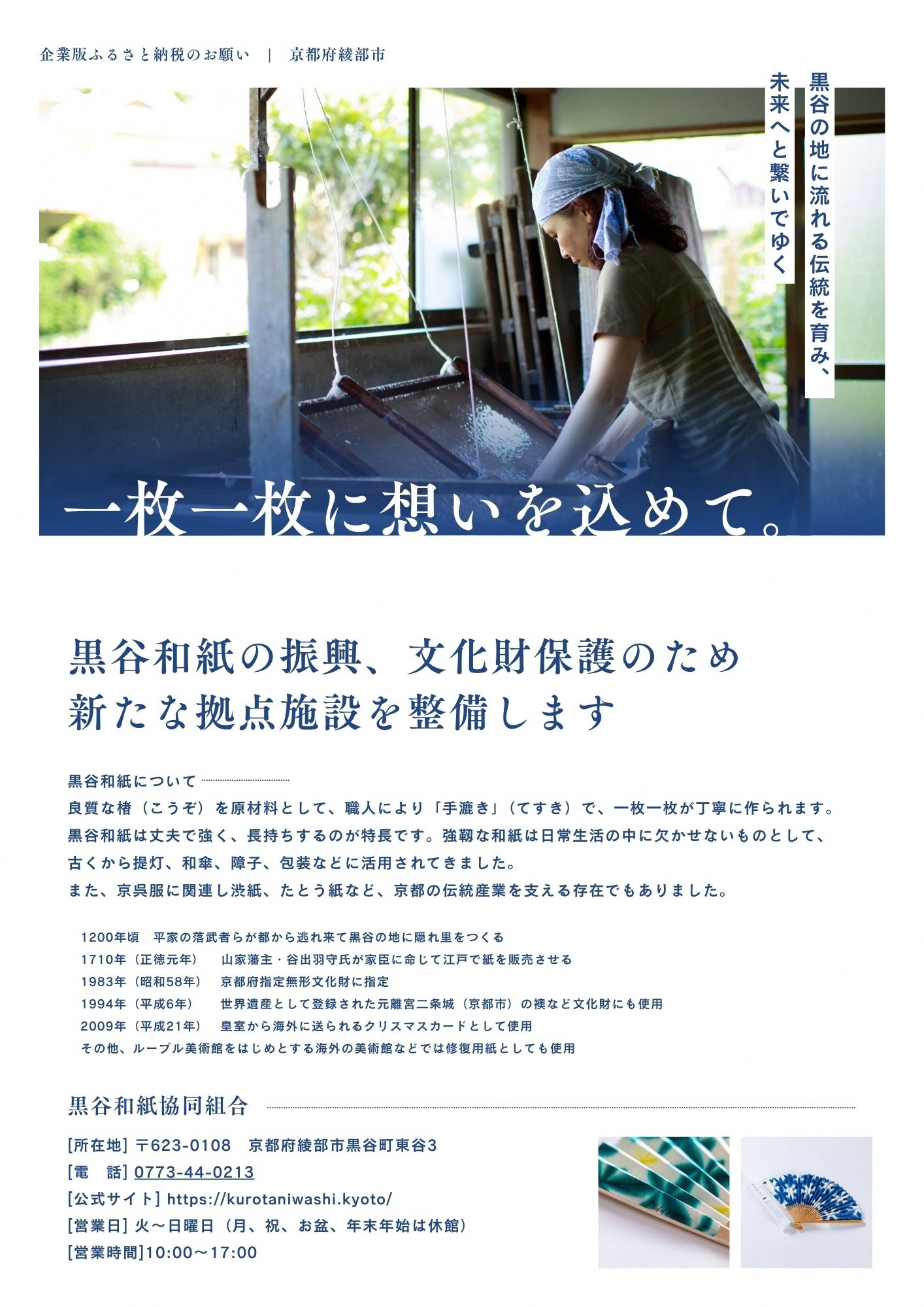 企業版ふるさと納税チラシ
