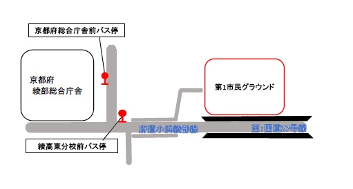 さくらめぐり第1市民グラウンド地図