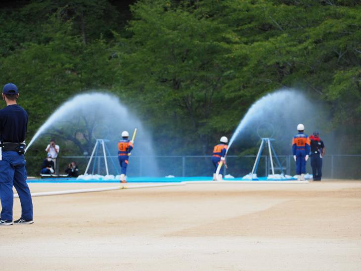 放水風景