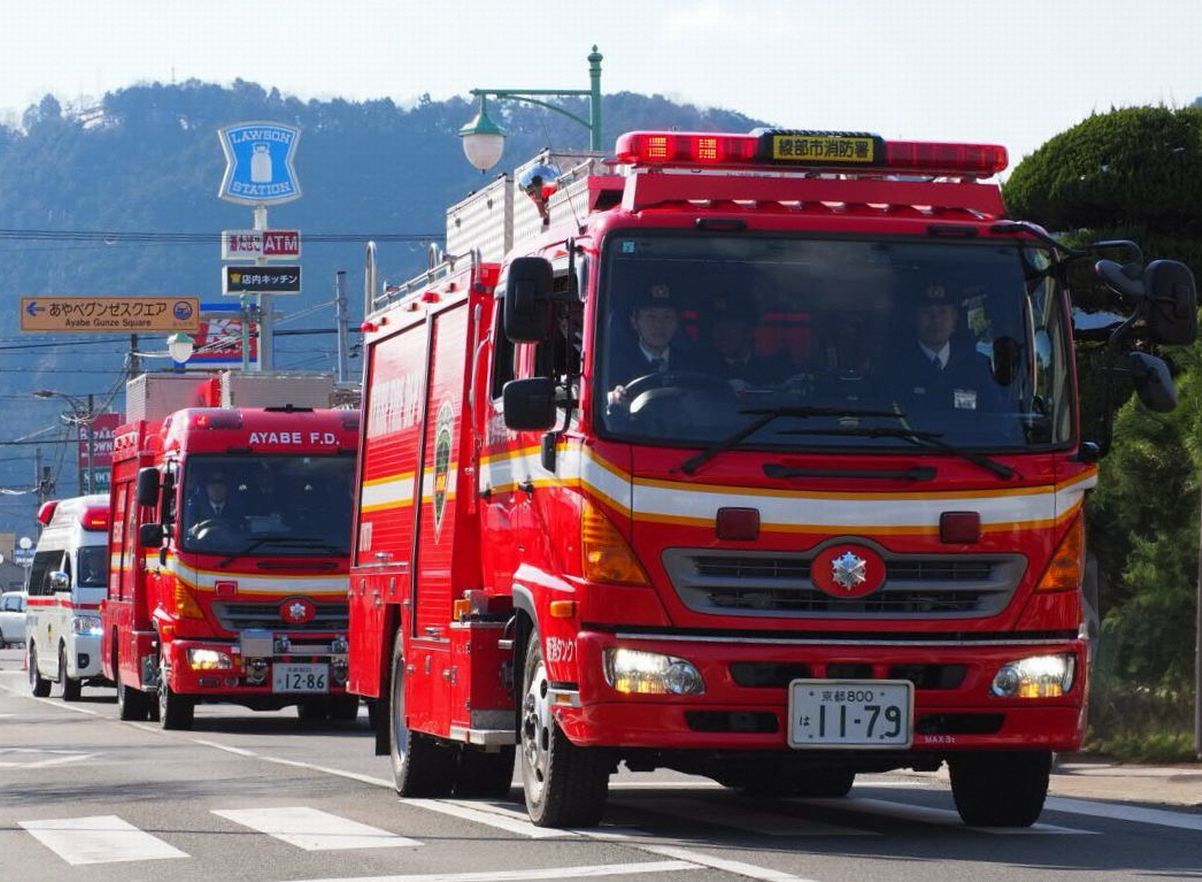 出初式車両パレードの写真