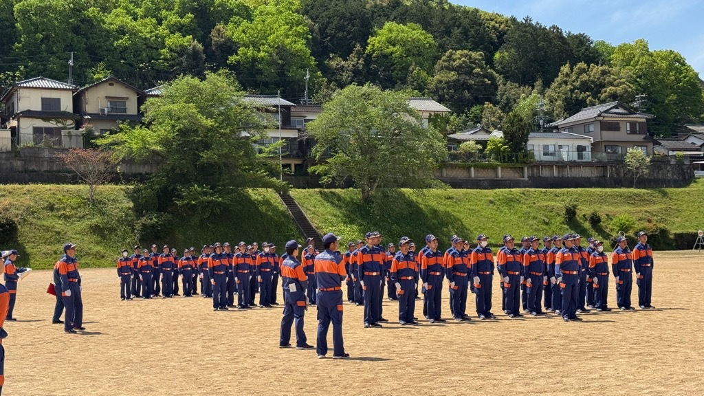 礼式訓練の様子