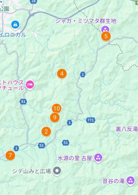 東部エリアの撮影スポット