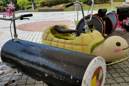 「おもしろ自転車」の写真