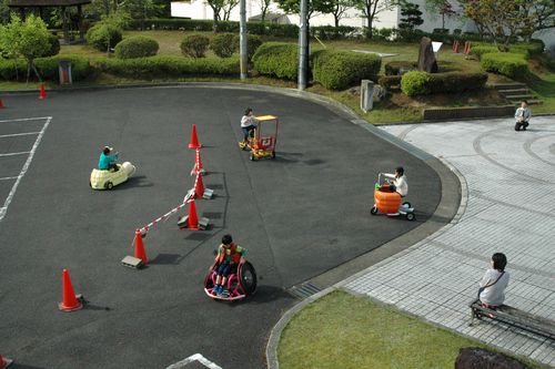 「おもしろ自転車のコース」の写真