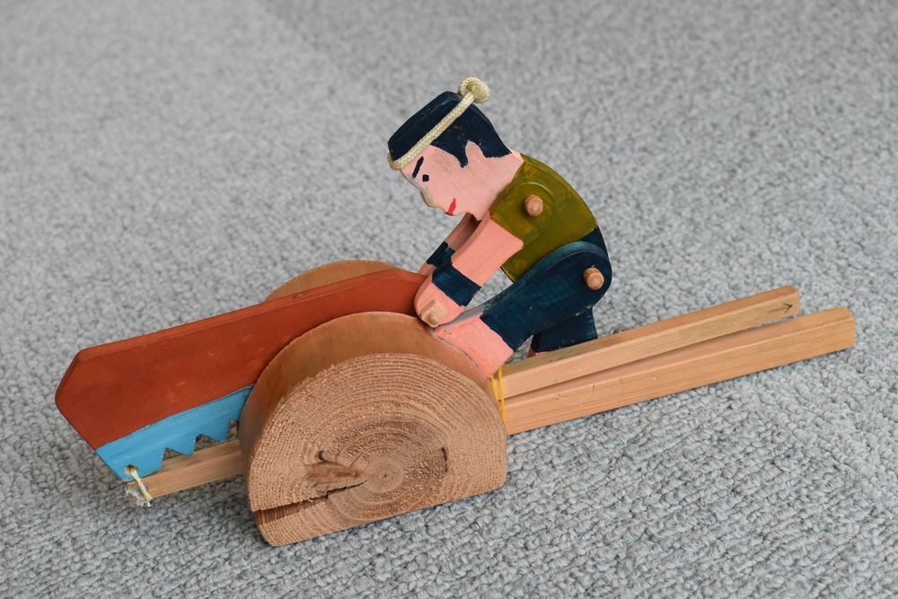 工作教室「きこりのおもちゃ」の工作見本写真